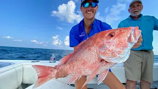 Gulf CHOKED with Red Snapper! Catch-n-Cook!