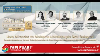 YAPI MASTER CLASSES -  DÖNÜŞÜMÜN TEKTONİĞİ