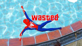 Spiderman vs Bad Man: GTA 5 Epic Wasted Jumps ep.68 (Euphoria Physics, Funny Moments)