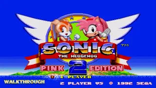 Sonic 2 Pink Edition (Sonic 2 Hack) (Sonic Hacking Contest 2020) | Walkthrough