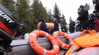 Подготовка к паводку в Нижнем Новгороде, 2019