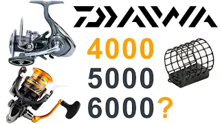 Daiwa LT Размер Катушки для Фидера 5000, 6000, 4000, 3000?