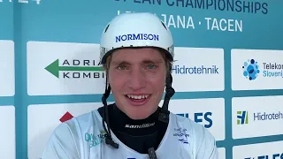 Žiga Lin Hočevar - MC1 Canoe Slalom European Champion 2024