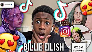 K Y R E E Reacts To (NEW) BILLIE EILISH TIKTOK COMPILATION OF 2021!! (REACTION)