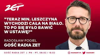 Radosław Fogiel: "Teraz min. Leszczyna wychodzi cała na biało. To po się było bawić w ustawę?"