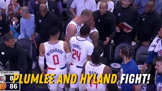 Plumlee vs Hyland FIGHT - #nba | Clippers vs Suns