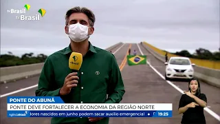 Foi inaugurada hoje ponte que liga o Acre a Rondônia