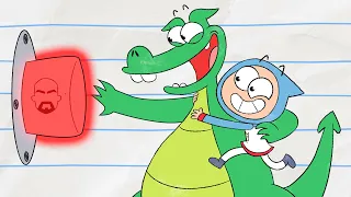 BUTTON PUSHERS! Boy & Dragon | Animated Cartoons Characters | Animated Short Films