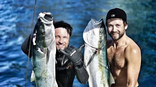 Justin Chatwin and ''Virgin River'' actor Martin Henderson go on salmon fishing