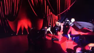 Madonna falling down stairs at the Brits 2015