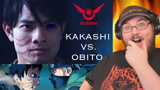 NARUTO: KAKASHI VS. OBITO FIGHT (RE:ANIME) BEST LIVE ACTION NARUTO FILM! - REACTION!!!