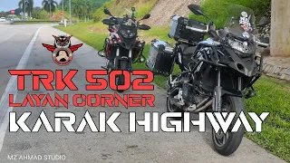 TEST RIDE FOLLOW TRK502 CORNER KARAK