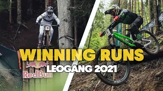 The First Winning Runs of 2021 | UCI Downhill MTB World Cup Leogang