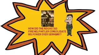 How did the Reichstag fire help Hitler consolidate power?