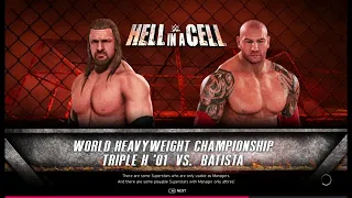 WWE 2K20 Triple H Vs Batista