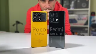 Poco X6 Pro vs Redmi Note 13 Pro 5G | ¿Cuál es mejor?