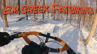 Elm Creek by Snow | Winter Fat Biking | Champlin, MN