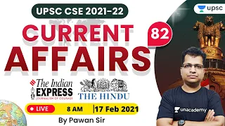 Current Affairs Today | Daily Current Affairs by Pawan Kumar Sir | 17 February 2021