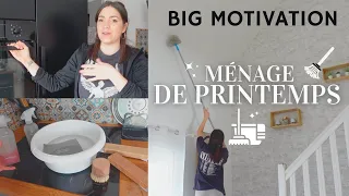MOTIVATION MÉNAGE DE PRINTEMPS • BIG NETTOYAGE • clean with me 🧽🪣