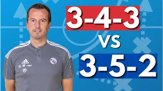 3-4-3 contre 3-5-2 : les clés tactiques | Julien Stéphan et Christophe Delmotte