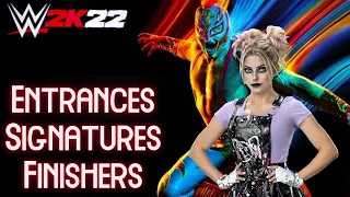 WWE 2K22 Entrances/Signatures/Finishers: Alexa Bliss