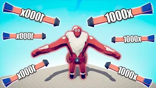 FIRE GIANT vs 2x 1000x OVERPOWERED UNITS - TABS | Totally Accurate Battle Simulator 2024