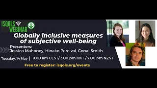 ISQOLS Webinar, "Globally inclusive measures of subjective wellbeing"