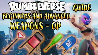 RUMBLEVERSE | BEST BEGINNERS & ADVANCED WEAPONS GUIDE TIPS & TRICKS win games COMBOS & GAMEPLAY META