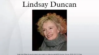 Lindsay Duncan
