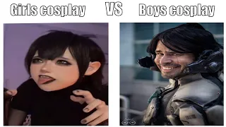 Girls cosplay vs Boys cosplay  (Metal Gear Rising) #2