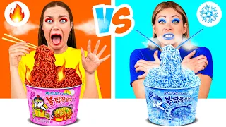 Desafio Quente vs Frio Comida por MeMeMe Challenge