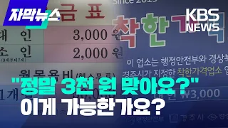 [자막뉴스] "정말 3천 원 맞아요?"...두 눈을 의심했다 / KBS 2023.02.21.