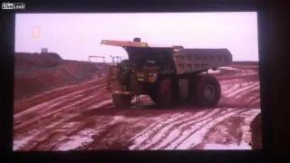 drifting dump truck