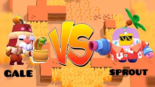 GALE vs SPROUT | 1vs1 | 4 Tests | Brawl Stars "Hangisi Daha İyi?"