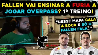 🔥 [1º TREINO NA OVERPASS!] FALLEN, YUURIH, ART & GUERRI JOGANDO JUNTOS NA EUROPA!