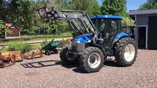 Traktor med Lastare New Holland TD80D