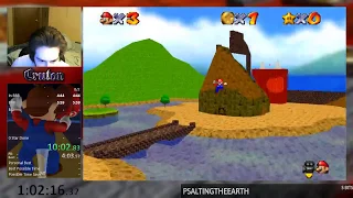 FIRST EVER 0 STAR SUPER MARIO 74 EXTREME EDITION RUN 12:57