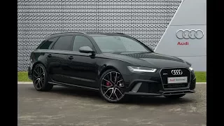 RV17ULM AUDI A6 RS6 PLUS AVANT TFSI QUATTRO BLACK 2017, Slough Audi