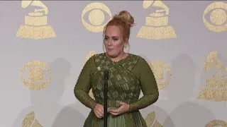 GRAMMYs 2017: Adele shares sadness over death of George Michael