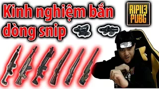 Chia sẻ kinh nghiệm bắn dòng súng Sniper PUBG (How to snap and quick scope Sniper PUBG)