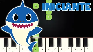 Baby Shark | Piano e Teclado Iniciante | Nível Fácil