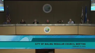 City Council Regular Meeting February 12, 2024