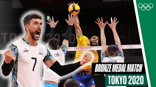 🇦🇷 🆚 🇧🇷 Men's volleyball bronze medal match  🏐🥉| Tokyo 2020