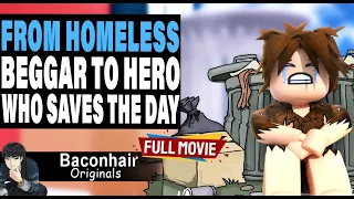 From Homeless Beggar to Hero Who Saves the Day, FULL MOVIE | roblox brookhaven 🏡rp