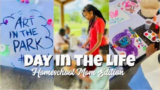 VLOG | Art in the Park: A Fun Homeschool Meetup I Put Together (Plus BTS)