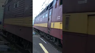 ЧС4Т прицепляться к поезду «Новокузнецк» запись моя #train_rus #хаюхай_play #trainz_top #жд #ржд