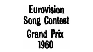 Eurovision Song Contest 1960 - full show