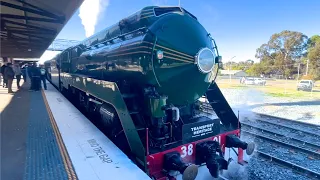 Australian Steam Trains: 3801 Western Regional Tour; Parkes