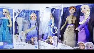 Куклы Холодное Сердце 2: Анна и Эльза от Disney и Hasbro сравнение