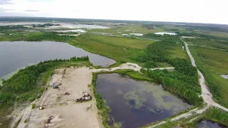 Голубое озеро (Ай-Агунлор) город Радужный часть 1